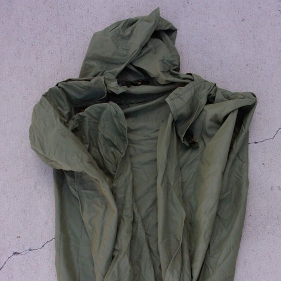 Accessories Vintage Military Sleeping Bag Cover W Black Ties Snaps 62 Od Green Ec 667 Poshmark
